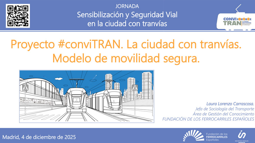 conviTRAN - FFE. La ciudad con tranv�as. Modelo de movilidad segura. Laura Lorenzo
