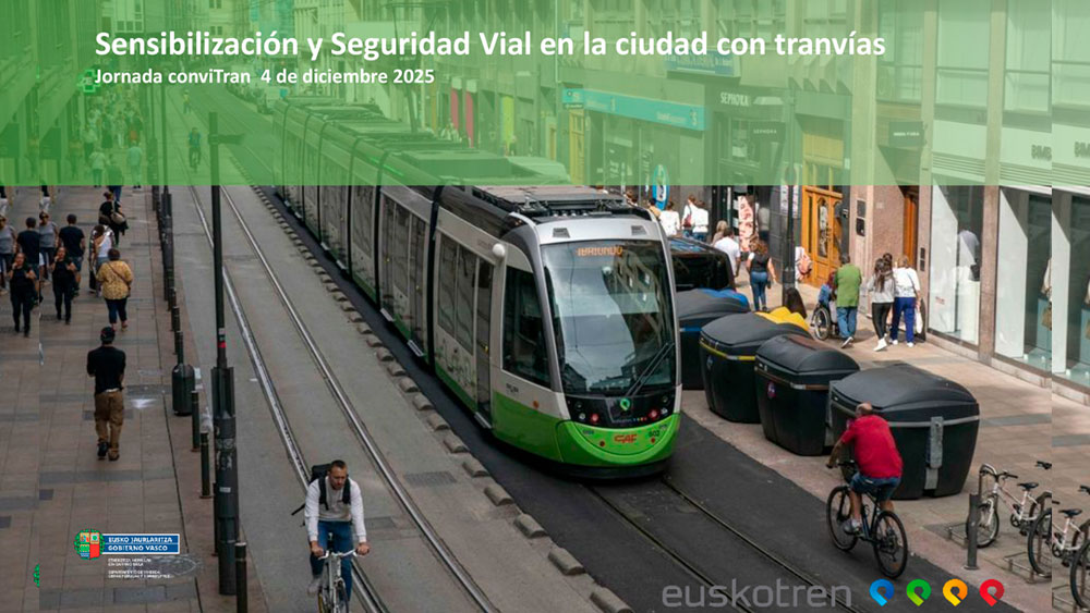 conviTRAN - EUSKOTREN. Tranv�as de Bilbao y Vitoria. Javier Lucas