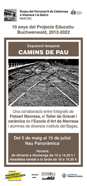 Exposicin Caminos de Paz en el Museo del Ferrocarril de Catalua