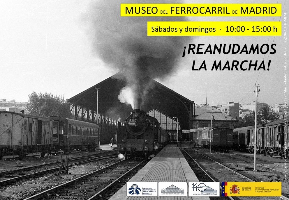El Museo del Ferrocarril de Madrid regresa con ms ilusin y seguridad que nunca