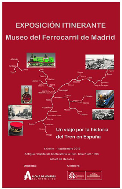 La Exposicin Itinerante del Museo del Ferrocarril de Madrid, en Alcal de Henares
