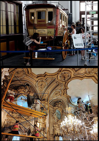 Campaa de restauracin en el Palacio de Fernn Nez y el Museo del Ferrocarril de Madrid