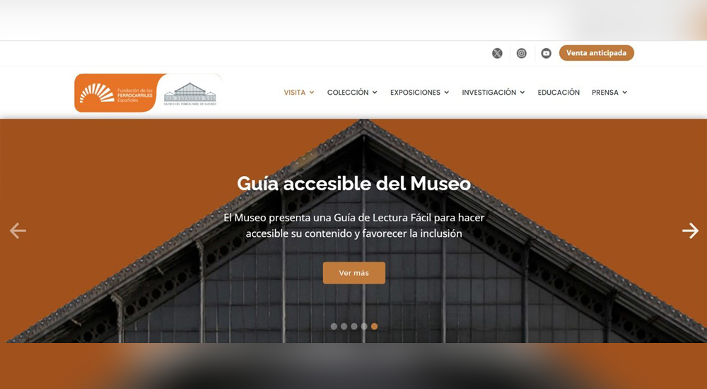 El Museo del Ferrocarril de Madrid renueva su web