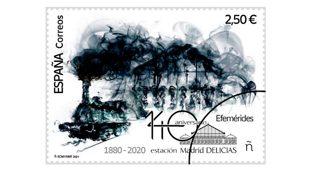La Fundacin y Correos celebran el 140 aniversario de la estacin de Madrid-Delicias con un sello conmemorativo