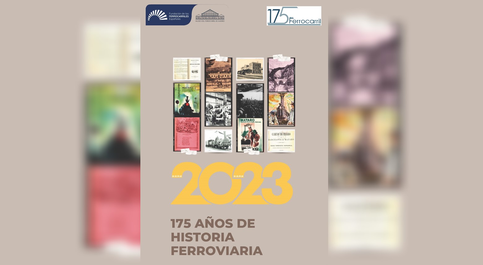 Calendario conmemorativo de los 175 años del ferrocarril español