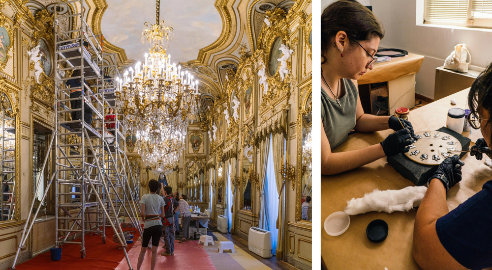 Nueva campa�a de restauraci�n en el Palacio de Fern�n N��ez y el Museo del Ferrocarril de Madrid, en colaboraci�n con ESCRBC