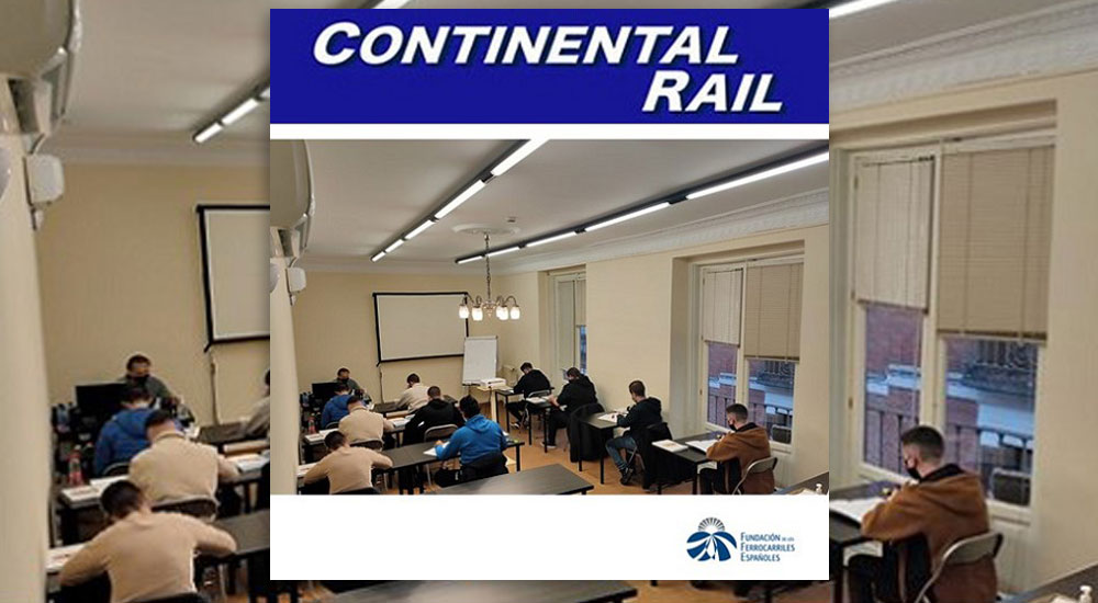 Primer curso de maquinista de Continental Rail en la Fundacin