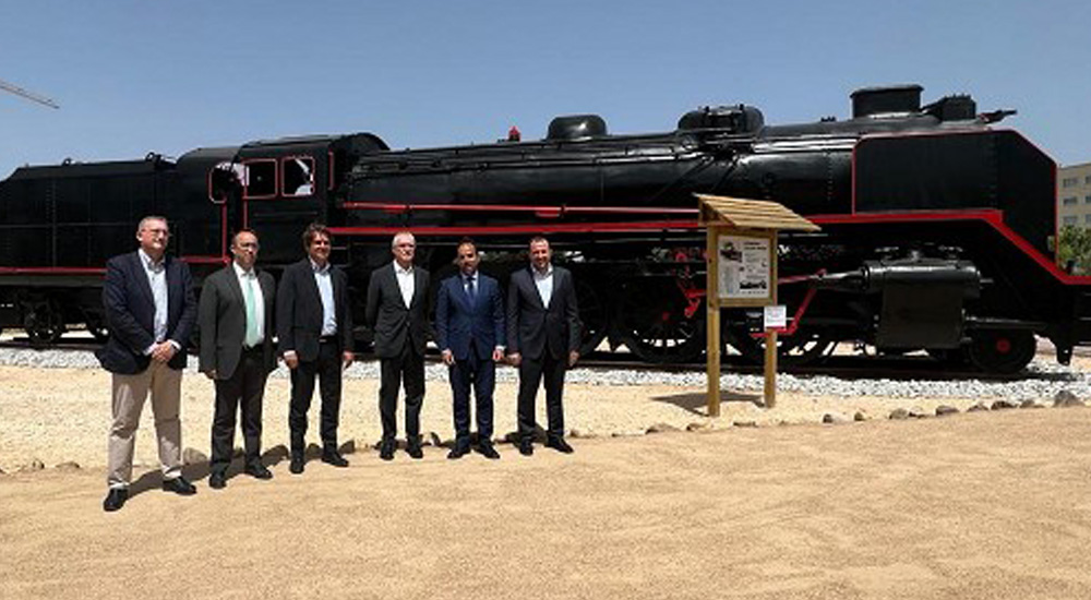 La Fundacin cede tres locomotoras histricas para la futura subsede del Museo del Ferrocarril de Madrid en Fuenlabrada