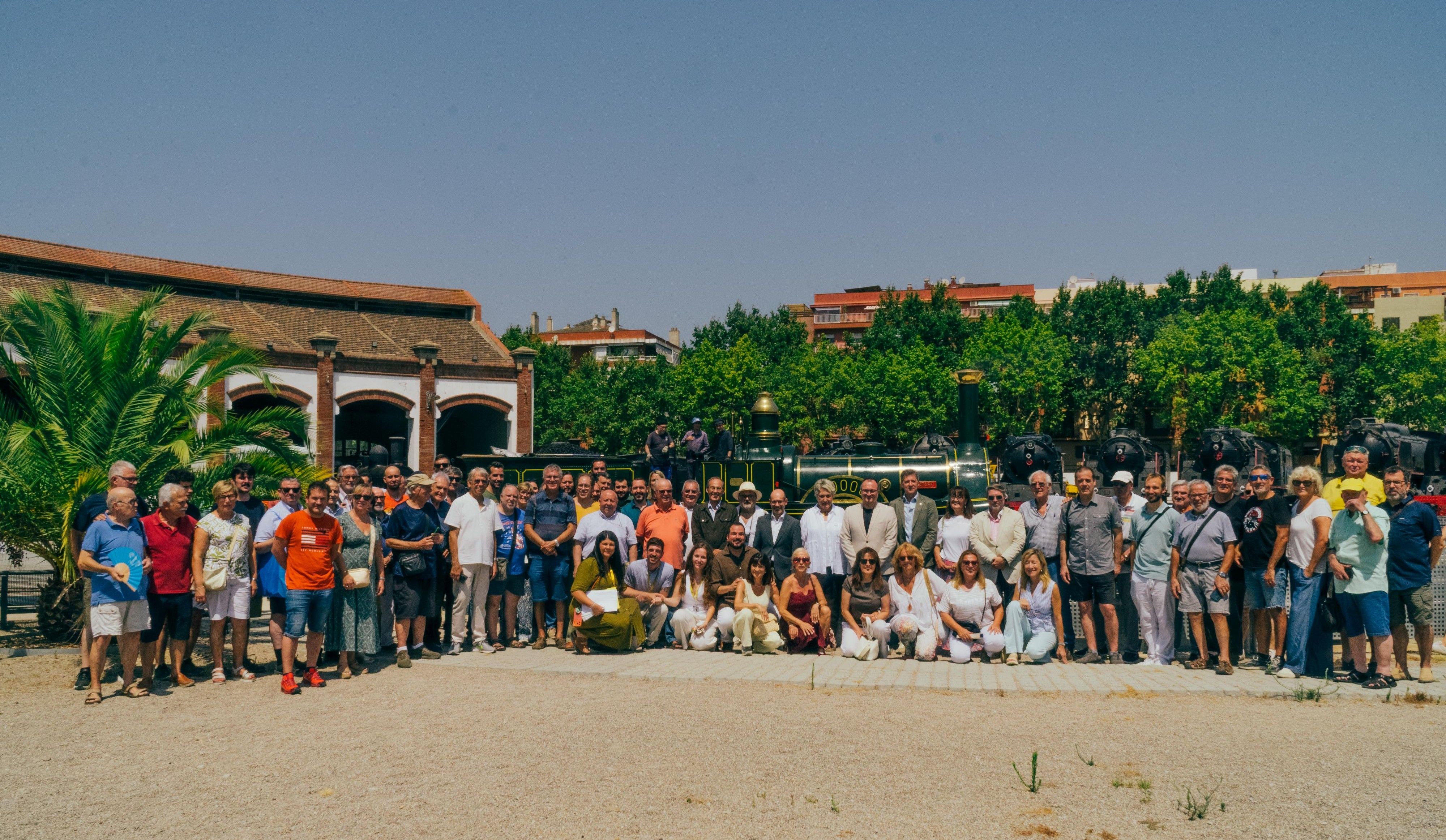 La �Matar� vuelve a llenar de vapor el Museu del Ferrocarril de Catalunya