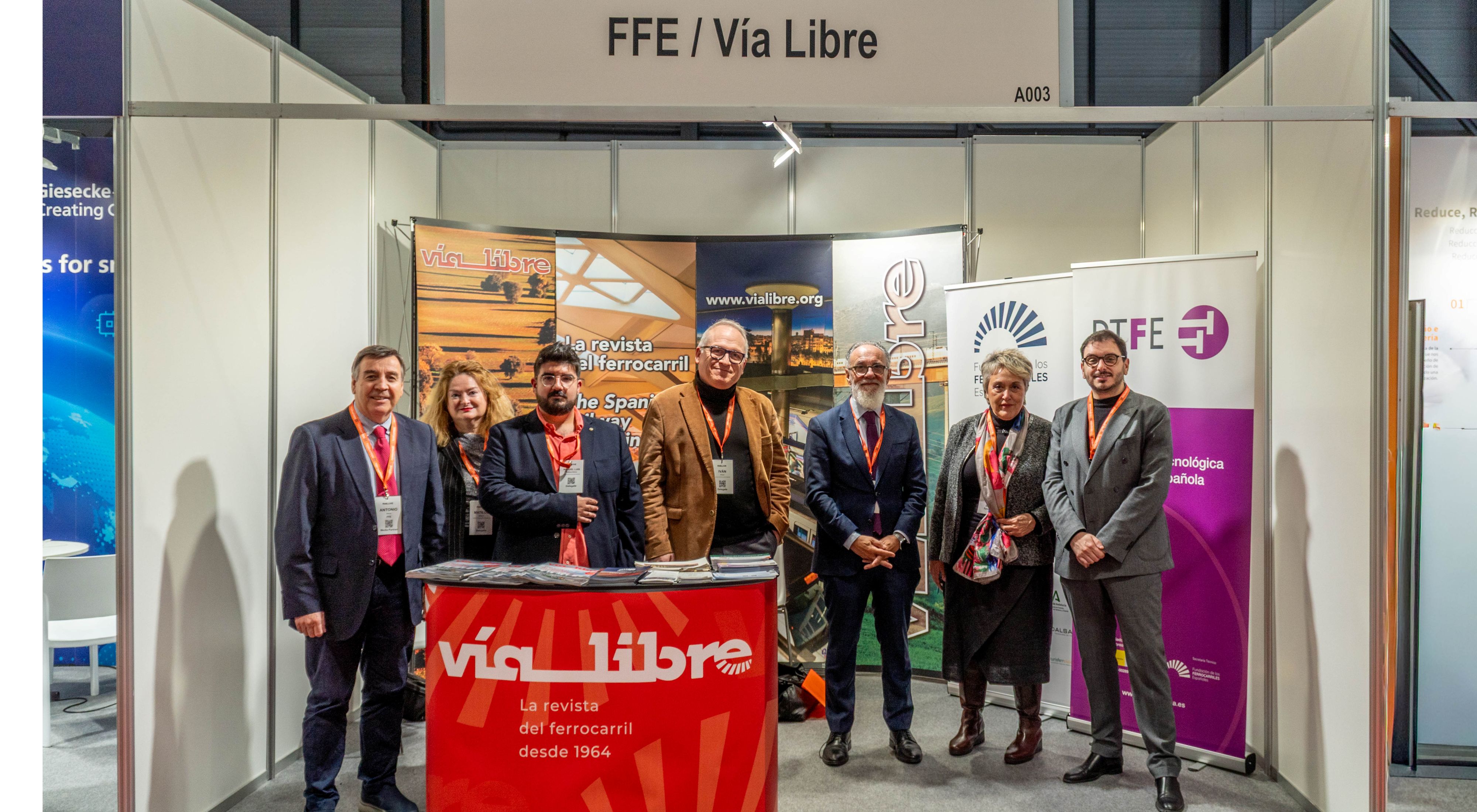 La Fundacin participa en Rail Live! 2025 con los principales actores del sector ferroviario