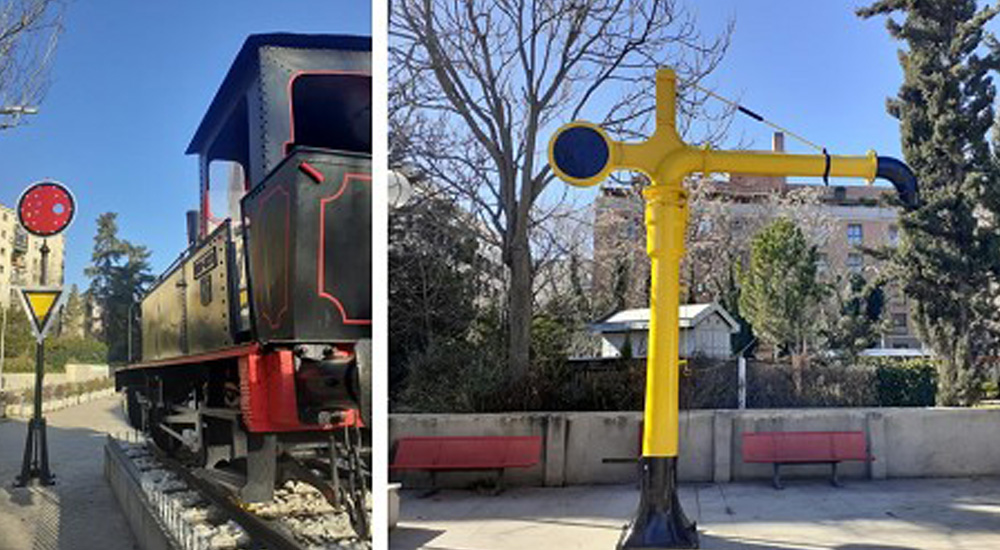 El Museo del Ferrocarril de Madrid restaura nuevas piezas ferroviarias para su exposicin permanente
