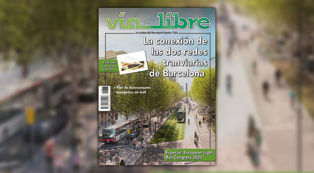 La red tranviaria de Barcelona, portada del Va Libre de mayo