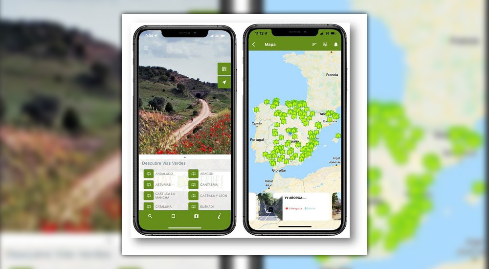 La app de Vas Verdes, tambin disponible en iOS para los dispositivos de Apple