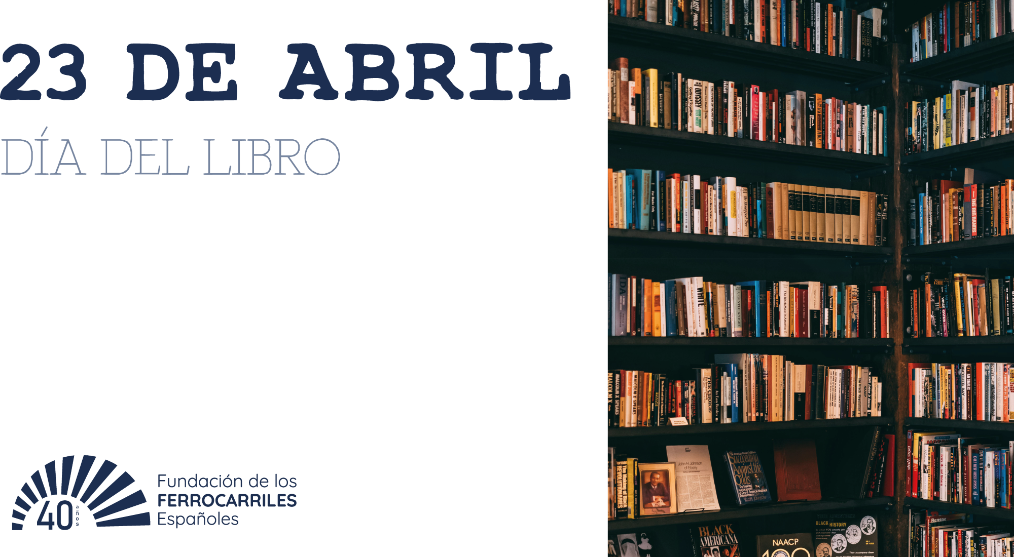 La Fundación celebra la fiesta del libro con trenes en la literatura