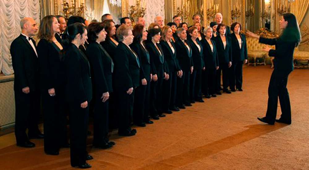 El coro de la Fundacin de concierto en Berln