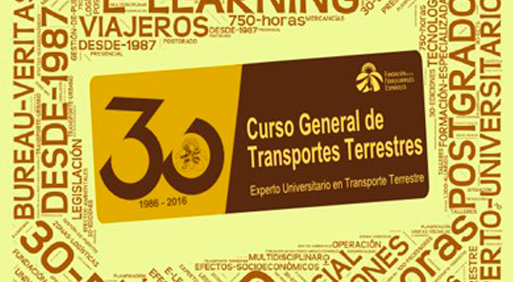 Apertura de la 30ª edición del Curso General de Transportes Terrestres
