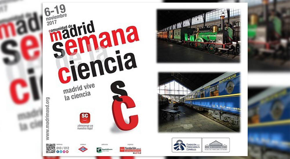 Semana de la Ciencia en los Museos del Ferrocarril de Madrid y Catalua