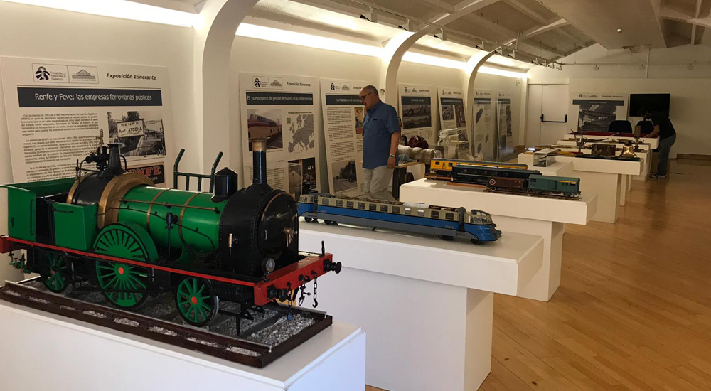 La Exposicin Itinerante del Museo del Ferrocarril de Madrid, en Alcal de Henares