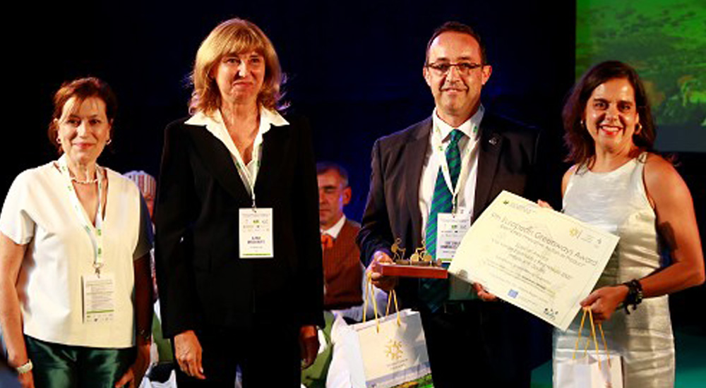 La Fundacin recibe el Premio Especial de la IX edicin del Premio Europeo de Vas Verdes por la App Vas Verdes y Red Natura 2000
