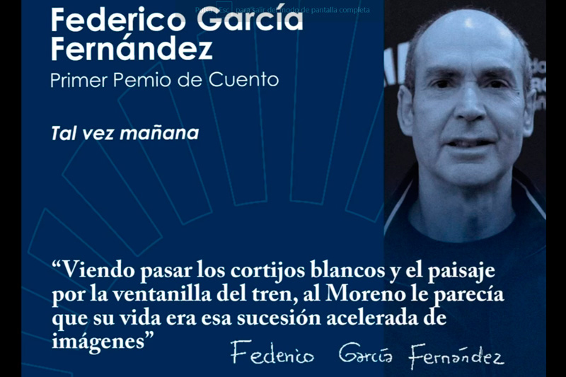 Video: Federico Garca Fernndez<br>Primer Premio Cuento